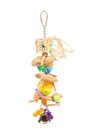 Duvo+ Birdtoy Kleurrijk Speeltje Met Cocos En Belletjes Bestel Nu